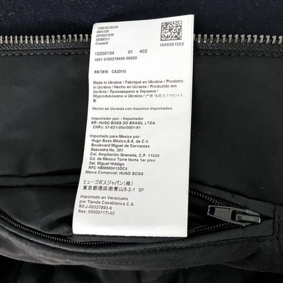 Hugo Boss Coxtan Bib-Front Wool Cashmere Coat - Picture 9 of 11